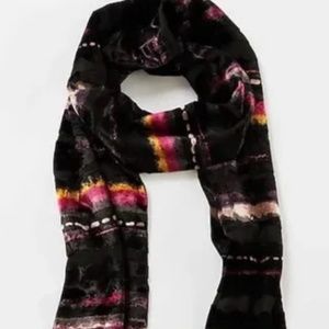 J.Jill NEW Velvet Burnout Watercolor Scarf NWT